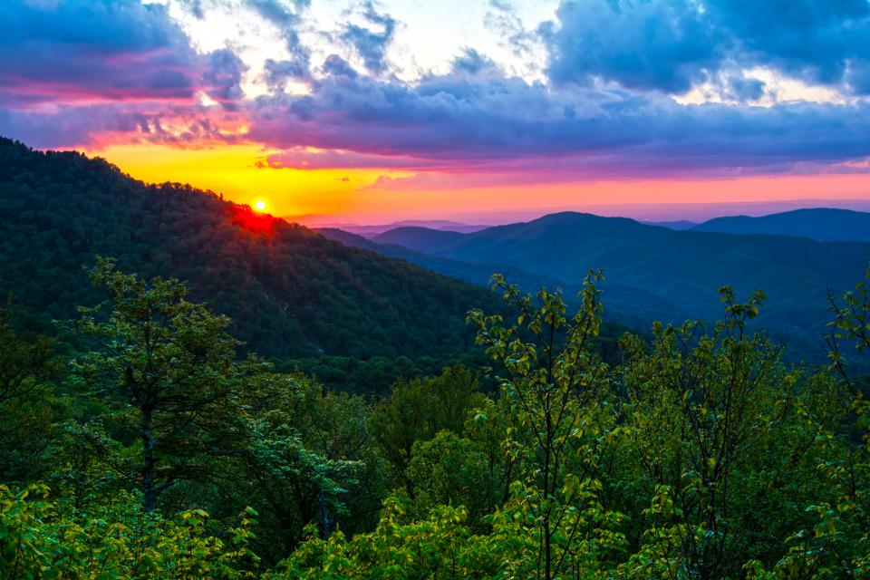 Sunset along Roan Mountain | Shutterbug